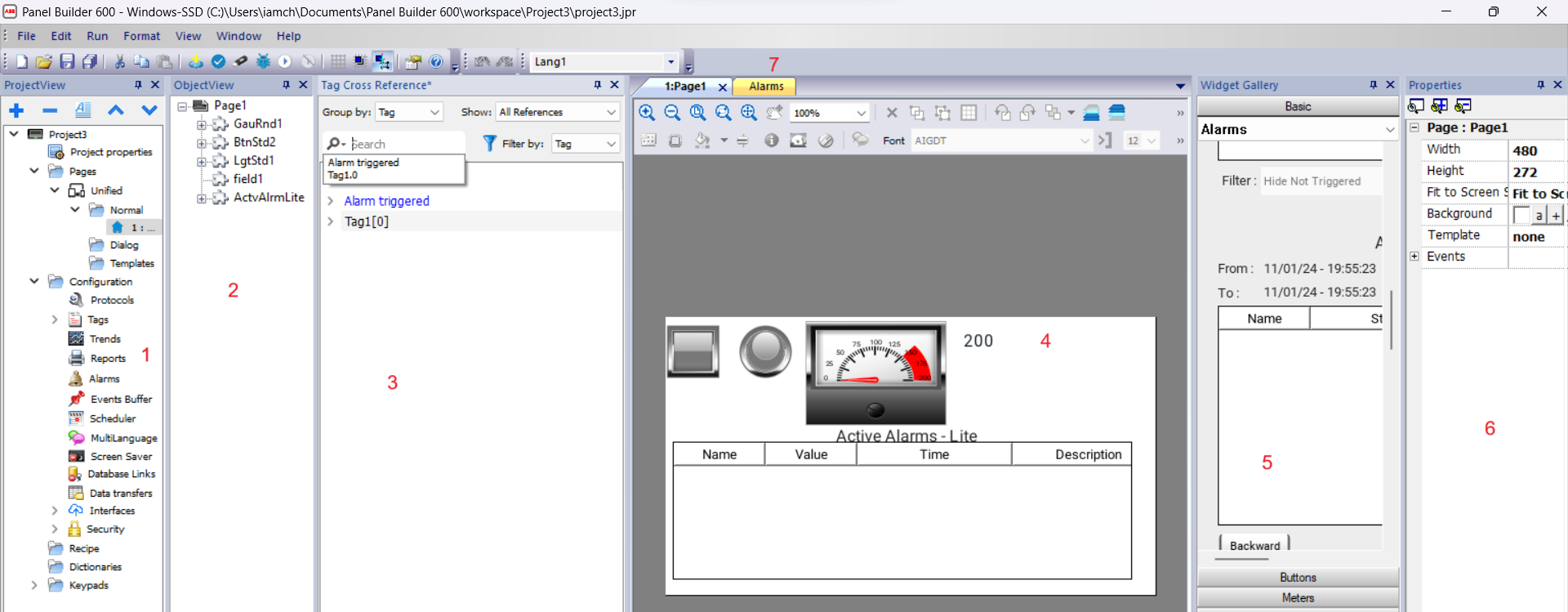 abb panel builder workspace